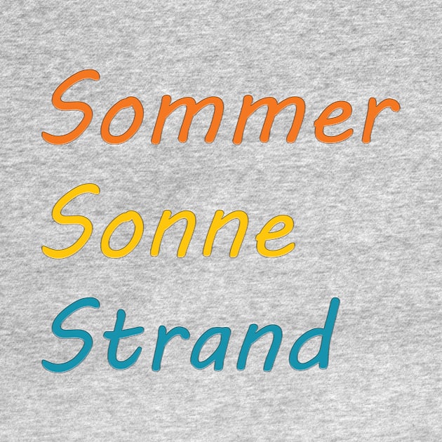 Sommer, Sonne, Strand by PandLCreations